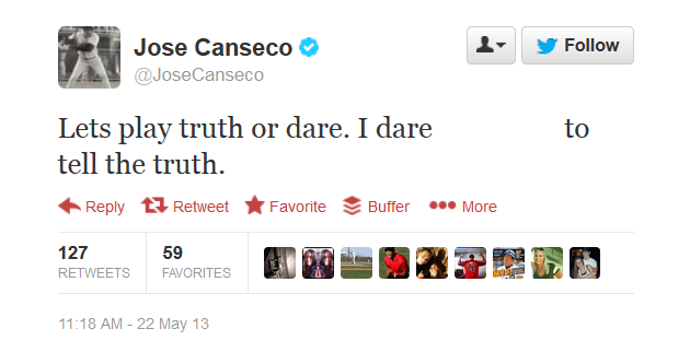 canseco accusation name removed